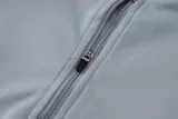 2025 AD Grey Half Pull Tracksuit (半拉链)