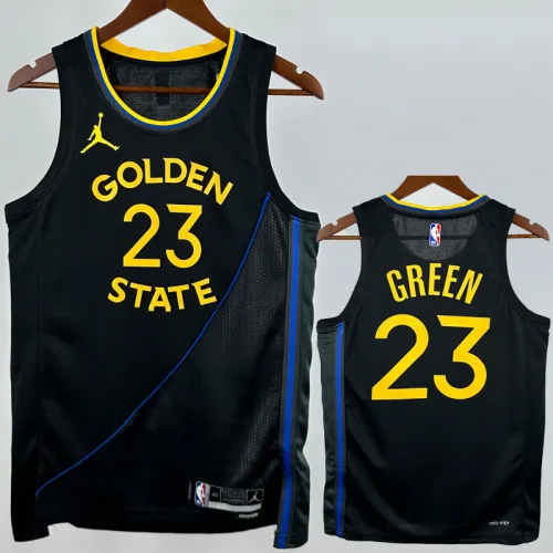 24-25 WARRIORS GREEN #23 Black Top Quality Hot Pressing NBA Jersey
