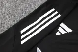 2025 AD Black Half Pull Tracksuit (半拉链)