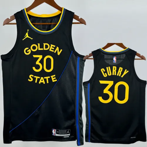 24-25 WARRIORS CURRY #30 Black Top Quality Hot Pressing NBA Jersey