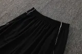 2025 AD Black Half Pull Tracksuit (半拉链)