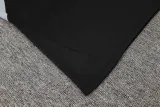2025 AD Black Half Pull Tracksuit (半拉链)