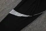 2025 AD Black Half Pull Tracksuit (半拉链)