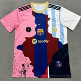 25-26 MESSI #10 Special Edition Fans Soccer Jersey (右粉色)