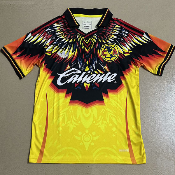 25-26 Club America Yellow Special Edition Fans Soccer Jersey (三叶草)