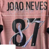 24-25 PSG Third Print LEE KANG IN #19 Fans Soccer Jersey (C-Cee Fonts)