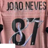 24-25 PSG Third Print LEE KANG IN #19 Fans Soccer Jersey (C-Cee Fonts)