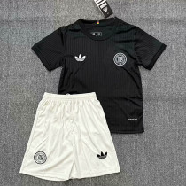 25-26 Germany 125th Anniversary Black Kids Soccer Jersey