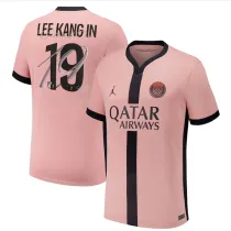 24-25 PSG Third Print LEE KANG IN #19 Fans Soccer Jersey (C-Cee Fonts)