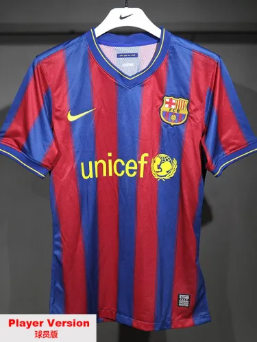 2009-2010 BAR Home Player Version Retro Soccer Jersey