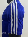 2025 AD Casual Blue Player Version Training shirts (三叶草)