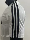 2025 AD Casual White Player Version Training shirts (三叶草)