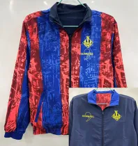 25-26 BAR Red Blue & Blue Double Sided Windbreaker (双面风衣)
