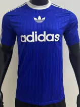 2025 AD Casual Blue Player Version Training shirts *三叶草