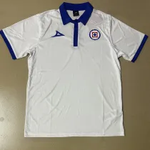 25-26 Cruz Azul White Polo Short Sleeve