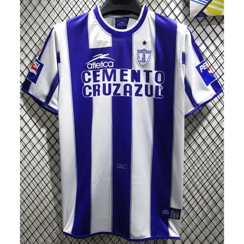 2001-2002 Pachuca Home Retro Soccer Jersey