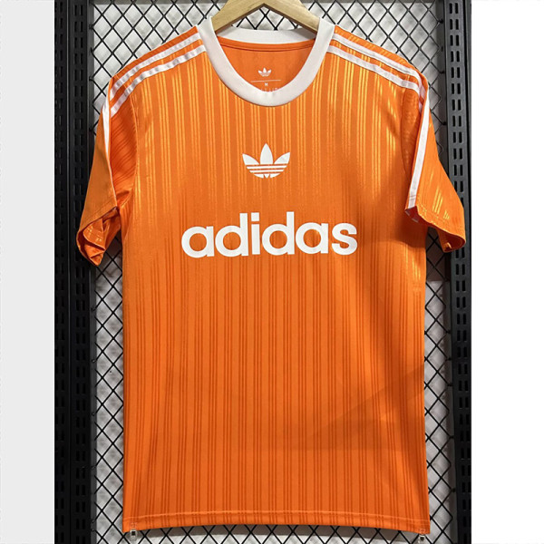 2025 AD Casual Orange Fans Training shirts (三叶草)