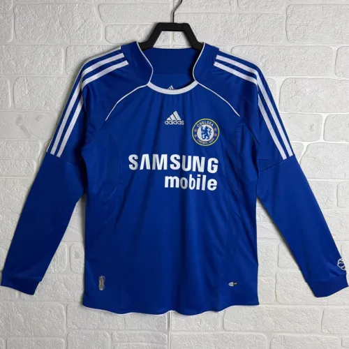 2006-2007 CHE Home Long Sleeve Retro Soccer Jersey