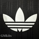 2025 AD Casual Black Fans Training shirts (三叶草)
