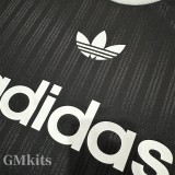 2025 AD Casual Black Fans Training shirts (三叶草)
