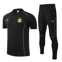 25-26 Dortmund Black Polo Tracksuit