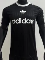 2025 AD Casual Black Player Version Training shirts *三叶草