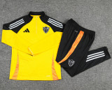 25-26 Atletico Mineiro Yellow Half Pull Tracksuit (半拉链)