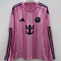 25-26 Inter Miami Home Long Sleeve Soccer Jersey (长袖)