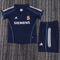 2005-2006 RMA Away Kids Retro Soccer Jersey