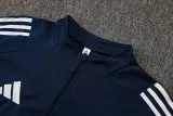 2025 AD Royal blue Half Pull Tracksuit #06(半拉链)
