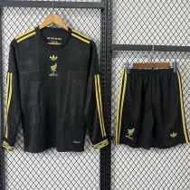 25-26 Mexico Gold Cup Black Long Sleeve Kids Soccer Jersey (长袖)