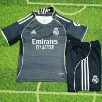 25-26 RMA Away Kids Soccer Jersey