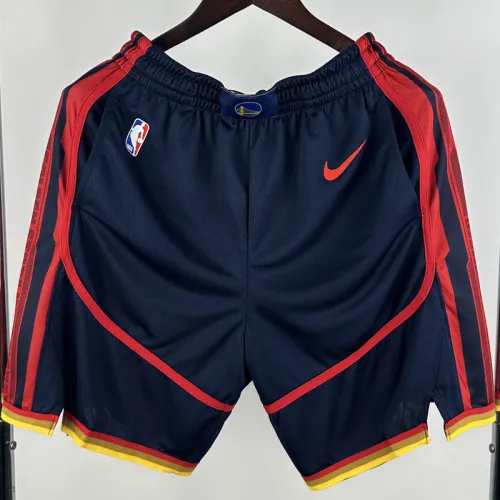 24-25 WARRIORS Black City Edition Top Quality NBA Pants