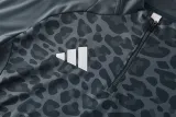 2025 AD Dark gray Half Pull Tracksuit #AB08 (半拉链)