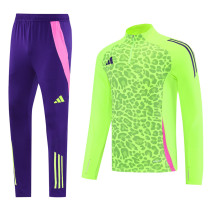 2025 AD Fluorescent green Half Pull Tracksuit #AB08 (半拉链)