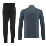 2025 AD Dark gray Half Pull Tracksuit #AB08 (半拉链)