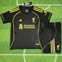 25-26 LIV Black Kids Soccer Jersey