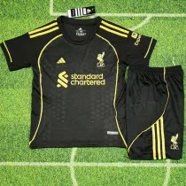 25-26 LIV Black Kids Soccer Jersey