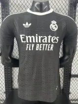 25-26 RMA Black GoalKeeper Player Version Soccer Jersey