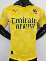 25-26 ACM Yellow Player Version Soccer Jersey