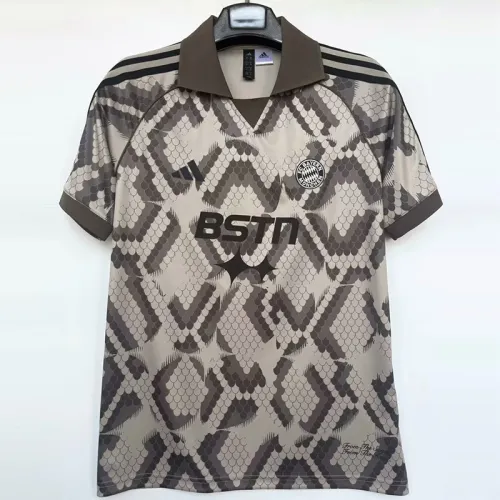 25-26 Bayern Grey Joint Edition 1:1 Fans Soccer Jersey
