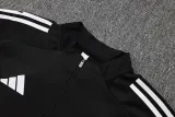 25-26 RMA Black Half Pull Tracksuit #B2501(半拉链)