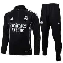 25-26 RMA Black Half Pull Tracksuit #B2501(半拉链)