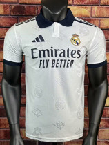 25-26 RMA White Special Edition Player Version Training Shirts *翻领