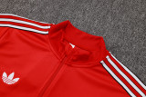25-26 LIV Red Half Pull Tracksuit #B2509(半拉链)