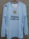2007-2008 Man City Home Long Sleeve Retro Soccer Jersey (长袖)