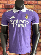25-26 RMA Purple Special Edition Player Version Training Shirts *翻领