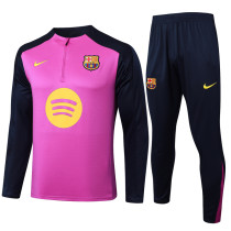 25-26 BAR Purple Half Pull Tracksuit #B2504(半拉链)