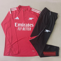 25-26 ARS Red Half Pull Tracksuit #B2518(半拉链)
