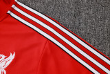 25-26 LIV Red Half Pull Tracksuit #B2509(半拉链)